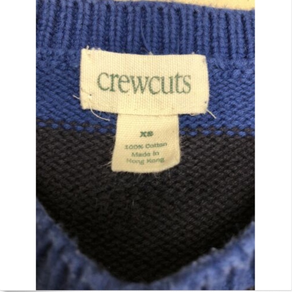 Crewcuts XS Long Sleeve Striped Cotton Sweater - Picture 8 of 8